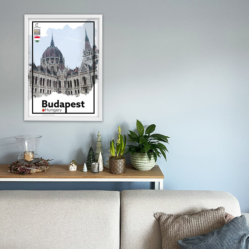 Budapest Hungary Travel Poster