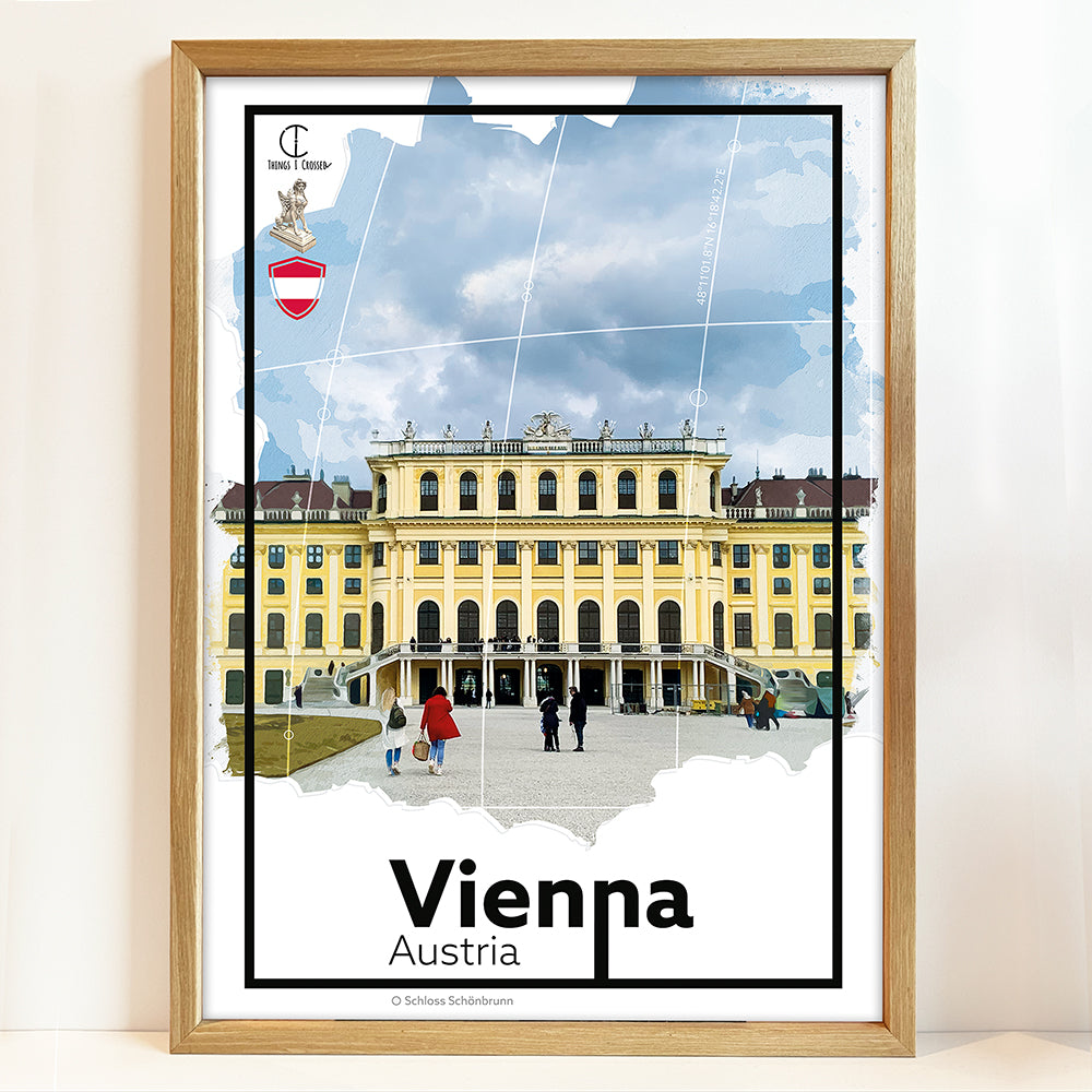 Vienna Austria Travel Poster